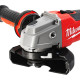 Угловая шлифмашина аккумуляторная + алмазные диски 10 шт Milwaukee M18 FSAG125X-0 4932479674 без АКБ - изображение 6