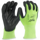 Перчатки сигнальные с защитой от порезов Milwaukee Hi-Vis Cut 1/A 7/S 4932479916