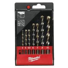 Набір свердел по бетону 8 шт Milwaukee 4-10 мм CDB 8 PC SET 2 4932480158