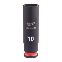 Головка торцевая ударная удлиненная Milwaukee Shockwave 10 мм 1/4” 4932480259