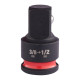 Адаптер Milwaukee 3/8"-1/2" SQUARE 4932480300