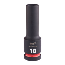 Головка торцевая ударная удлинённая Milwaukee Shockwave 10 мм 1/2” 4932480328