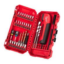 Набор бит и переходников Milwaukee Shockwave RedHEX 35 предметов 4932493653