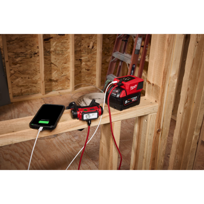Зарядное устройство-адаптер USB Milwaukee Li-Ion 18 В M18 TC 4932499165 - изображение 10