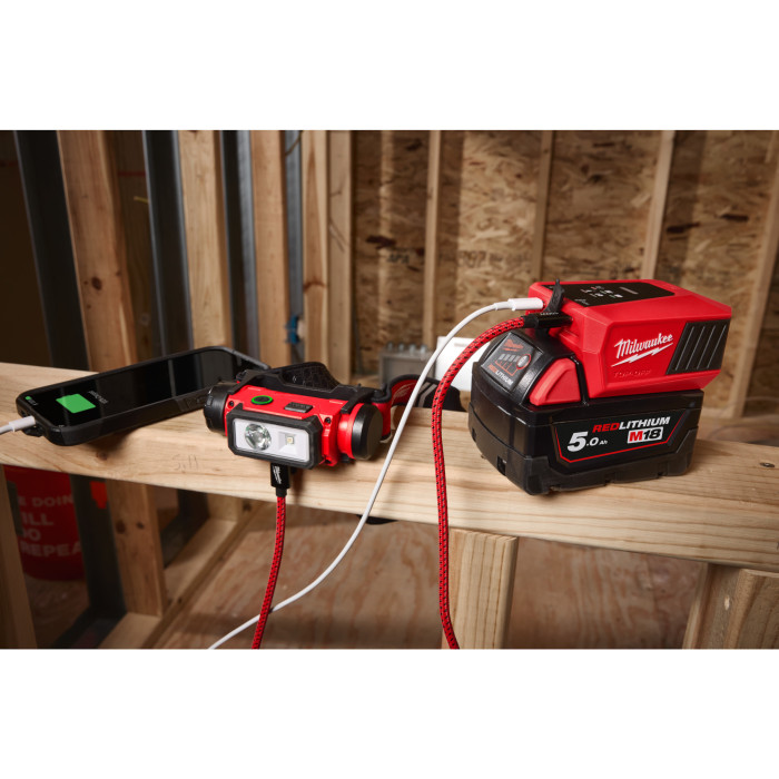 Зарядное устройство-адаптер USB Milwaukee Li-Ion 18 В M18 TC 4932499165 - изображение 11