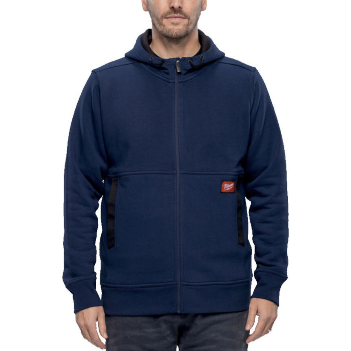Толстовка на молнии с капюшоном Milwaukee Gridiron WHZ BLU M 4932499400 - изображение 2