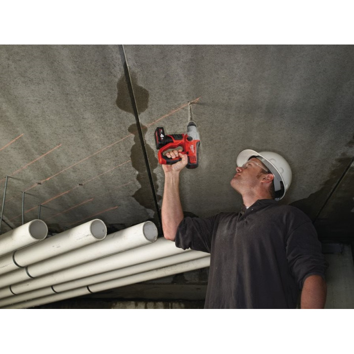 Перфоратор аккумуляторный Milwaukee M12 H-0 4933431355 без АКБ - изображение 3