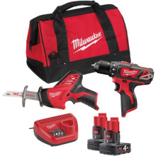 Набір акумуляторних інструментів Milwaukee M12 ВPP2В-402В 4933441230