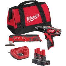 Набор аккумуляторных инструментов Milwaukee M12 ВPP2D-402B 4933441250