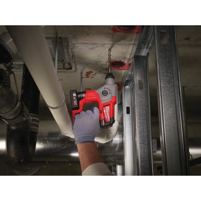 Перфоратор акумуляторний Milwaukee M12 CH-402C 4933441475 - зображення 7