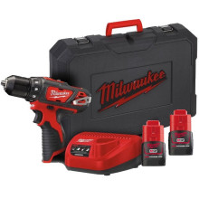 Дриль-шуруповерт акумуляторний Milwaukee M12 BDD-202C 4933441915