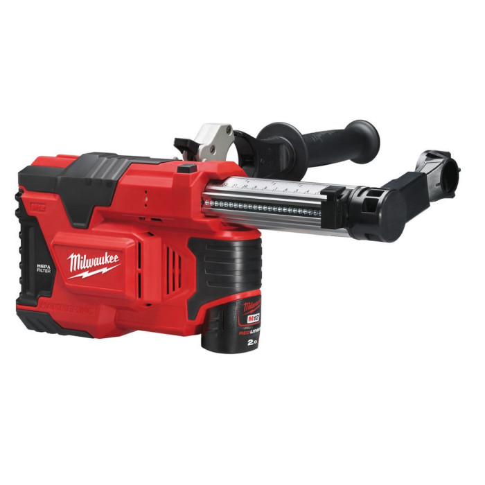 Универсальный пылесос для перфоратора Milwaukee M12 DE-201X 4933443003 - изображение 2