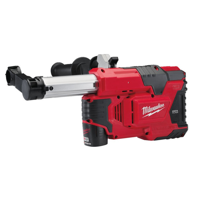 Универсальный пылесос для перфоратора Milwaukee M12 DE-201X 4933443003 - изображение 4