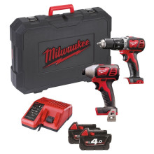 Набір акумуляторних інструментів Milwaukee M18 BPP2C-402C 4933443552
