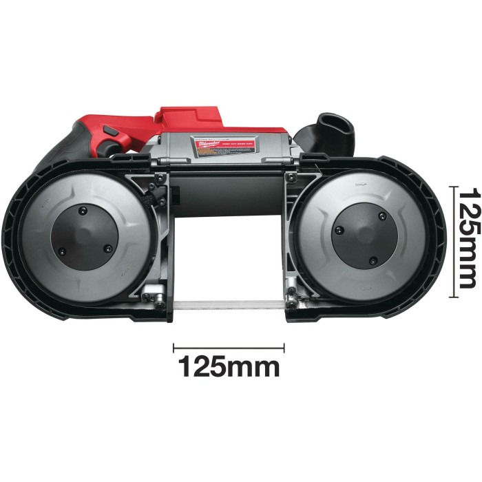 Ленточная пила аккумуляторная Milwaukee M18 CBS125-502C 4933448195 - изображение 3
