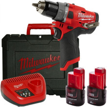 Дриль-шуруповерт акумуляторний ударний Milwaukee M12 FPD-202X 4933459802