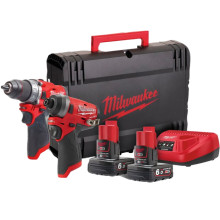 Набір акумуляторних інструментів Milwaukee M12 FPP2A-602X 4933459810