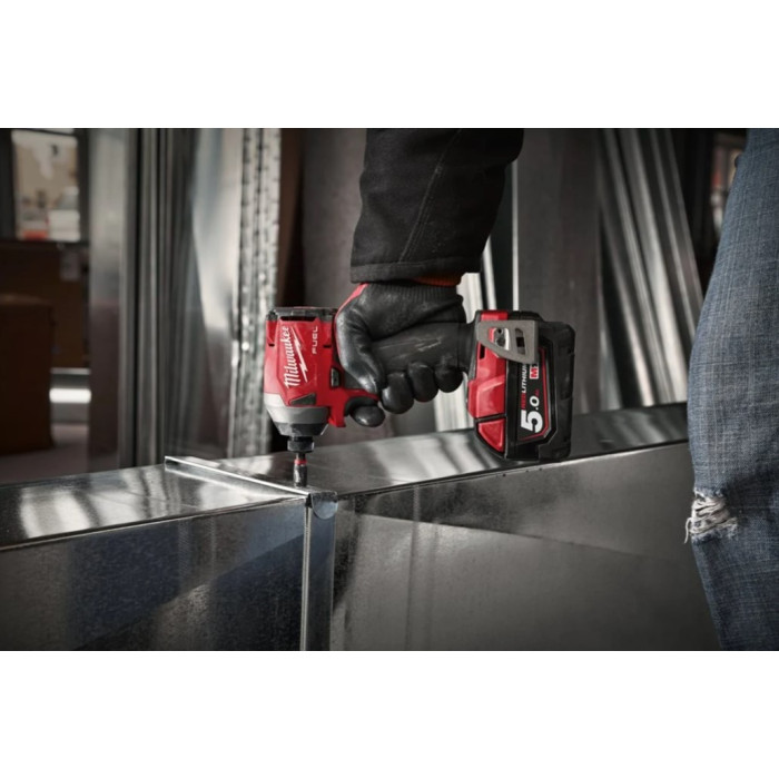 Гвинтоверт акумуляторний ударний Milwaukee M18 FID2-502X 4933464088 - зображення 6