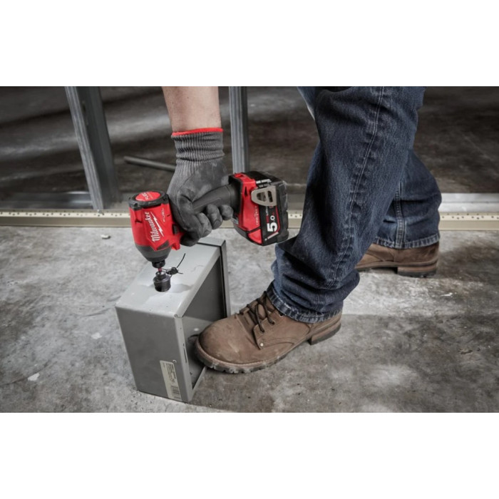 Гвинтоверт акумуляторний ударний Milwaukee M18 ONEID2-0X 4933464090 без АКБ - зображення 9