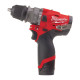 Дриль-шуруповерт ударний акумуляторний Milwaukee M12 FPDX-202X 4933464136 - зображення 2
