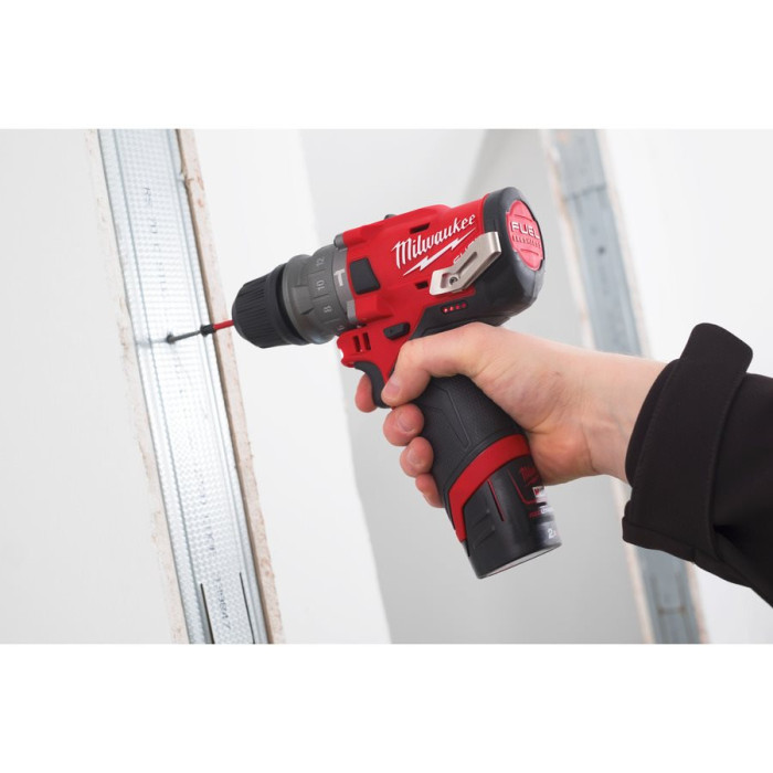 Дриль-шуруповерт ударний акумуляторний Milwaukee M12 FPDX-202X 4933464136 - зображення 9