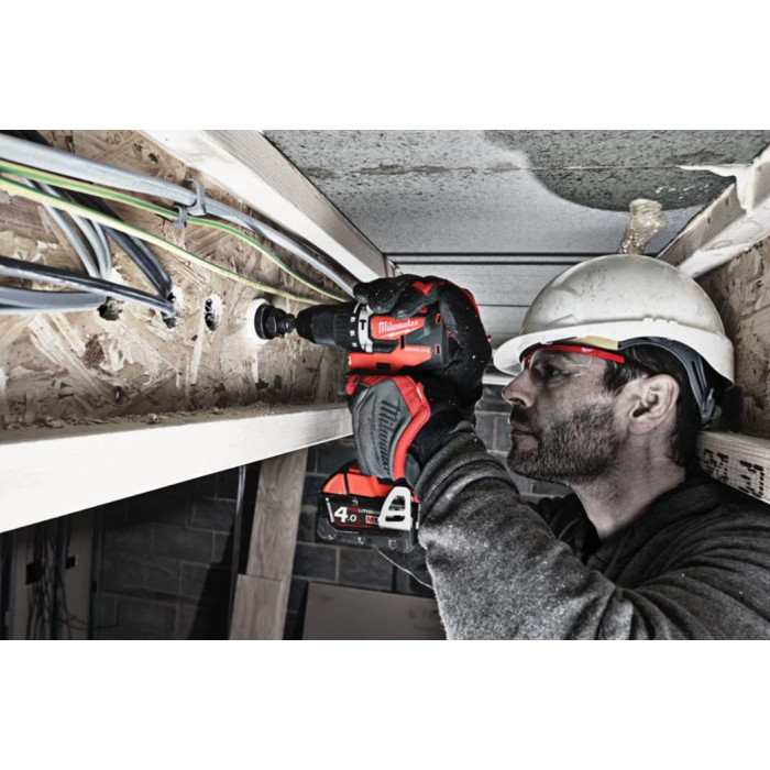 Дриль-шуруповерт ударний акумуляторний Milwaukee M18 CBLPD-202C 4933464320 - зображення 7