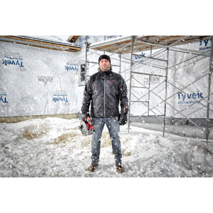 Куртка аккумуляторная с подогревом Milwaukee L M12 HJP-0 4933464366 без АКБ - изображение 5