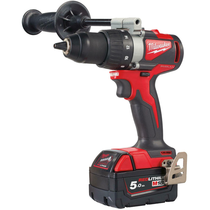 Дрель-шуруповёрт аккумуляторная Milwaukee M18 BLDD2-502X 4933464515 - изображение 2