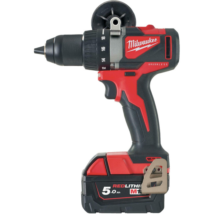 Дрель-шуруповёрт аккумуляторная Milwaukee M18 BLDD2-502X 4933464515 - изображение 3
