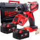 Дриль-шуруповерт акумуляторний ударний Milwaukee M18 CBLPD-502C 4933464558