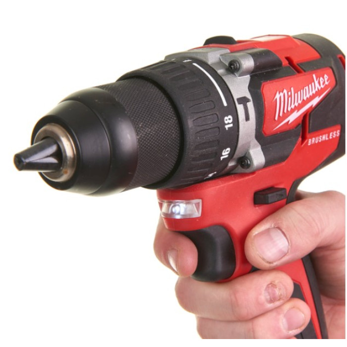 Дриль-шуруповерт акумуляторний ударний Milwaukee M18 CBLPD-502C 4933464558 - зображення 8