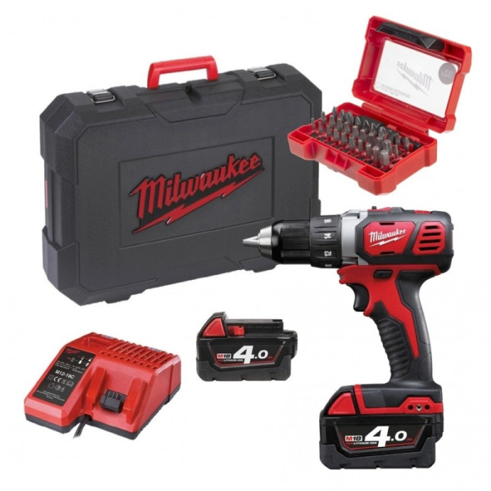 Дрель-шуруповёрт аккумуляторная Milwaukee M18 BDD-402CA 4933464942