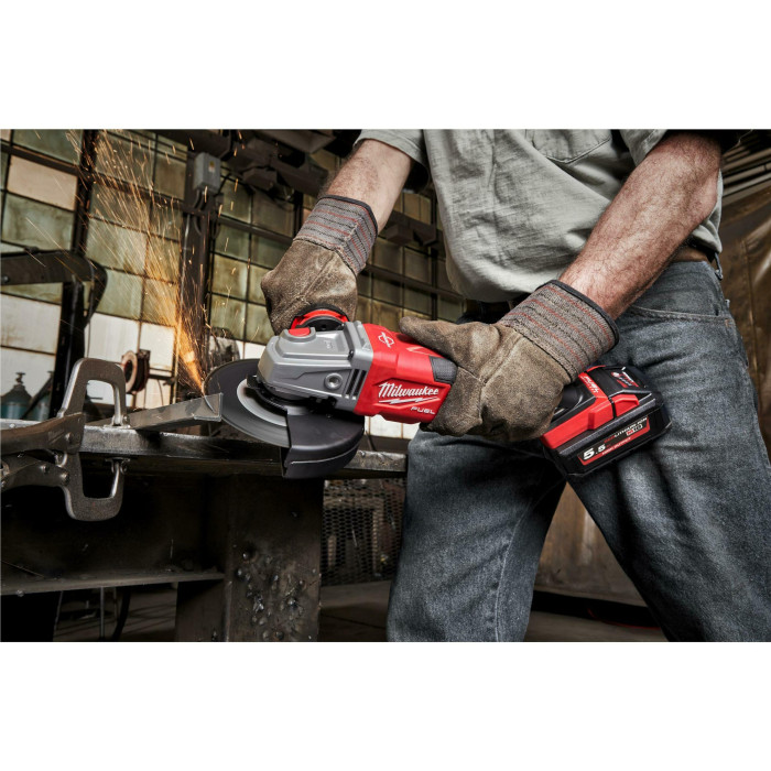 Угловая шлифмашина аккумуляторная Milwaukee M18 FHSAG125XB-552X 4933471079 - изображение 7