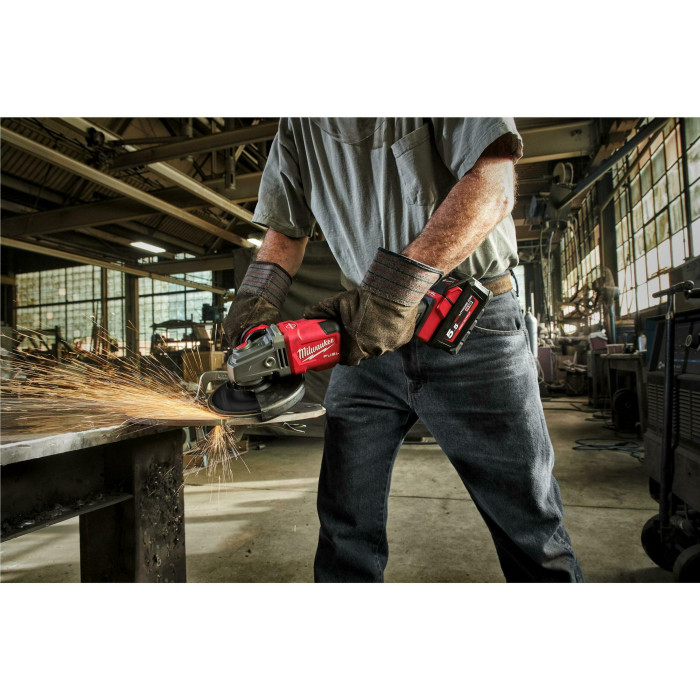 Угловая шлифмашина аккумуляторная Milwaukee M18 FHSAG125XB-552X 4933471079 - изображение 9