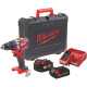 Дриль-шуруповерт акумуляторний ударний Milwaukee M18 CBLPD-422C 4933472116
