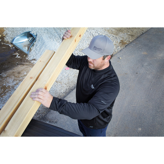 Футболка с длинным рукавом аккумуляторная с подогревом Milwaukee M L4 HBLB-301M 4933478082 - изображение 8