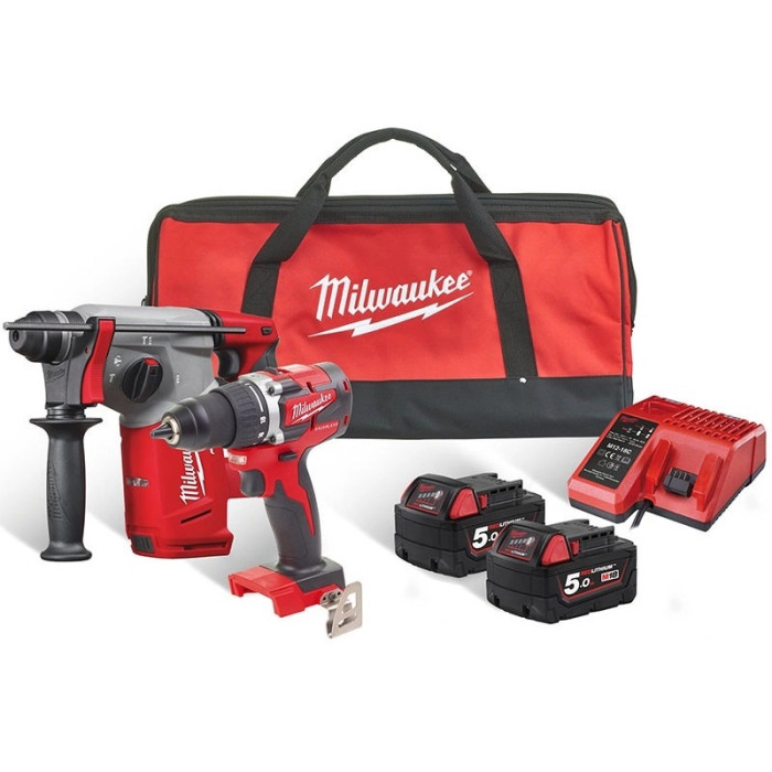 Набір акумуляторних інструментів Milwaukee M18 FPP2BB-502B 4933478170