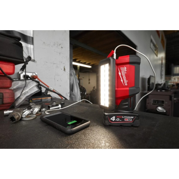 Фонарь светодиодный аккумуляторный Milwaukee M12 PAL-0 4933478226 без АКБ - изображение 8