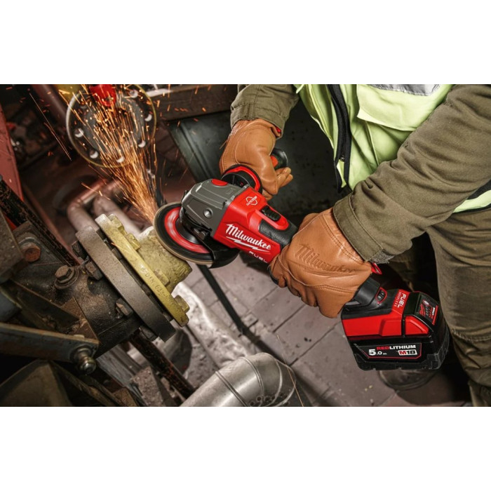 Угловая шлифмашина аккумуляторная Milwaukee M18 FSAGV125XPDB-0X 4933478437 без АКБ - изображение 7