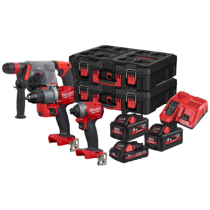 Набір акумуляторних інструментів Milwaukee M18 FPP3P2-533P 4933478832