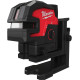 Лазерний нівелір акумуляторний Milwaukee M12 CLL4P-301C 4933479203 - зображення 7