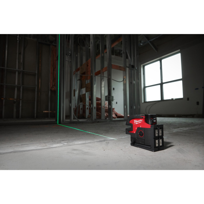 Лазерний нівелір акумуляторний Milwaukee M12 CLL4P-301C 4933479203 - зображення 10