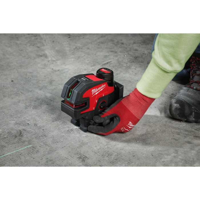 Лазерний нівелір акумуляторний Milwaukee M12 CLL4P-301C 4933479203 - зображення 13
