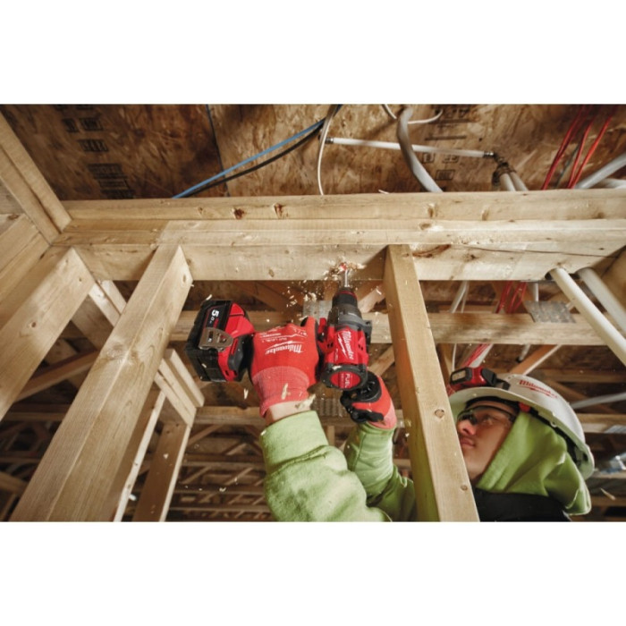 Дриль-шуруповерт акумуляторний Milwaukee M18 FDD3-0X 4933479862/B5 - зображення 6