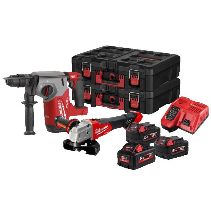 Набор аккумуляторных инструментов Milwaukee M18 FPP2AY-553P 4933481019