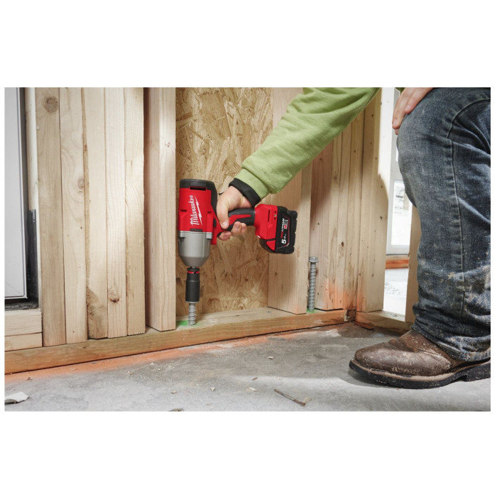 Гайковёрт высокомоментный аккумуляторный Milwaukee M18 BLHIWF12-0X 4933492787 без АКБ - изображение 5