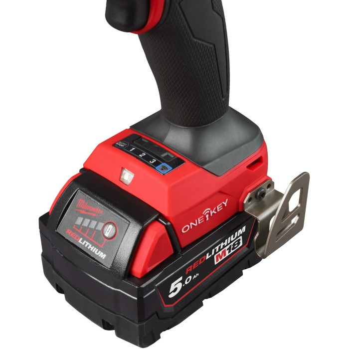 Дрель-шуруповёрт ударная аккумуляторная Milwaukee M18 ONEPD3-502X 4933492801 - изображение 5