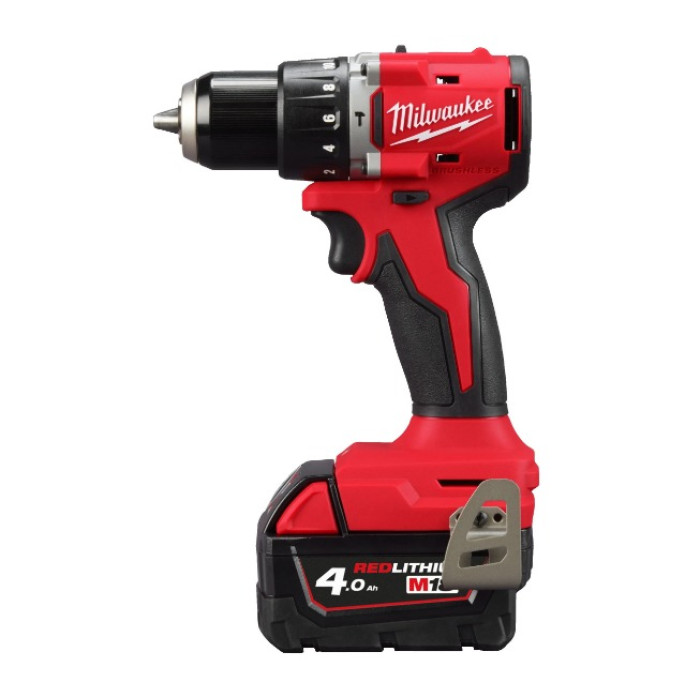 Дриль-шуруповерт ударний акумуляторний Milwaukee M18 BLPDRCMC-402C 4933499458 - зображення 3