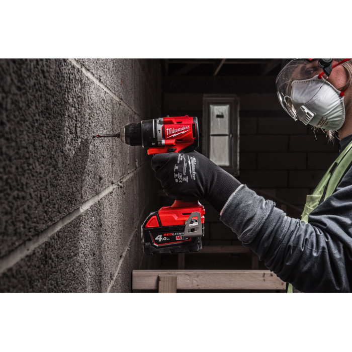 Дриль-шуруповерт ударний акумуляторний Milwaukee M18 BLPDRCMC-402C 4933499458 - зображення 4