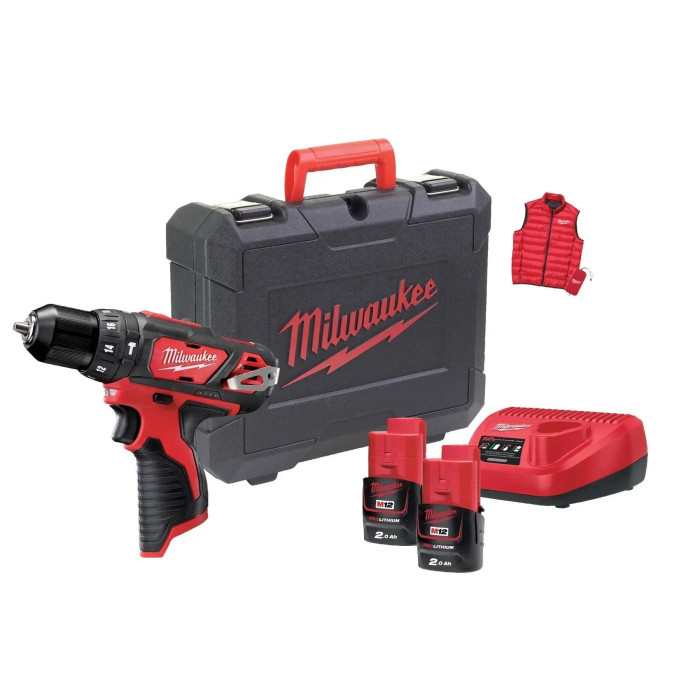 Дриль-шуруповерт ударний акумуляторний Milwaukee M12 BPD-202C 4933499465